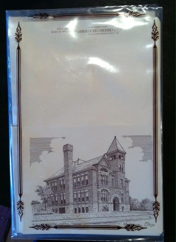 Stationery Sets with 1891 School Image Available Malvern Historical