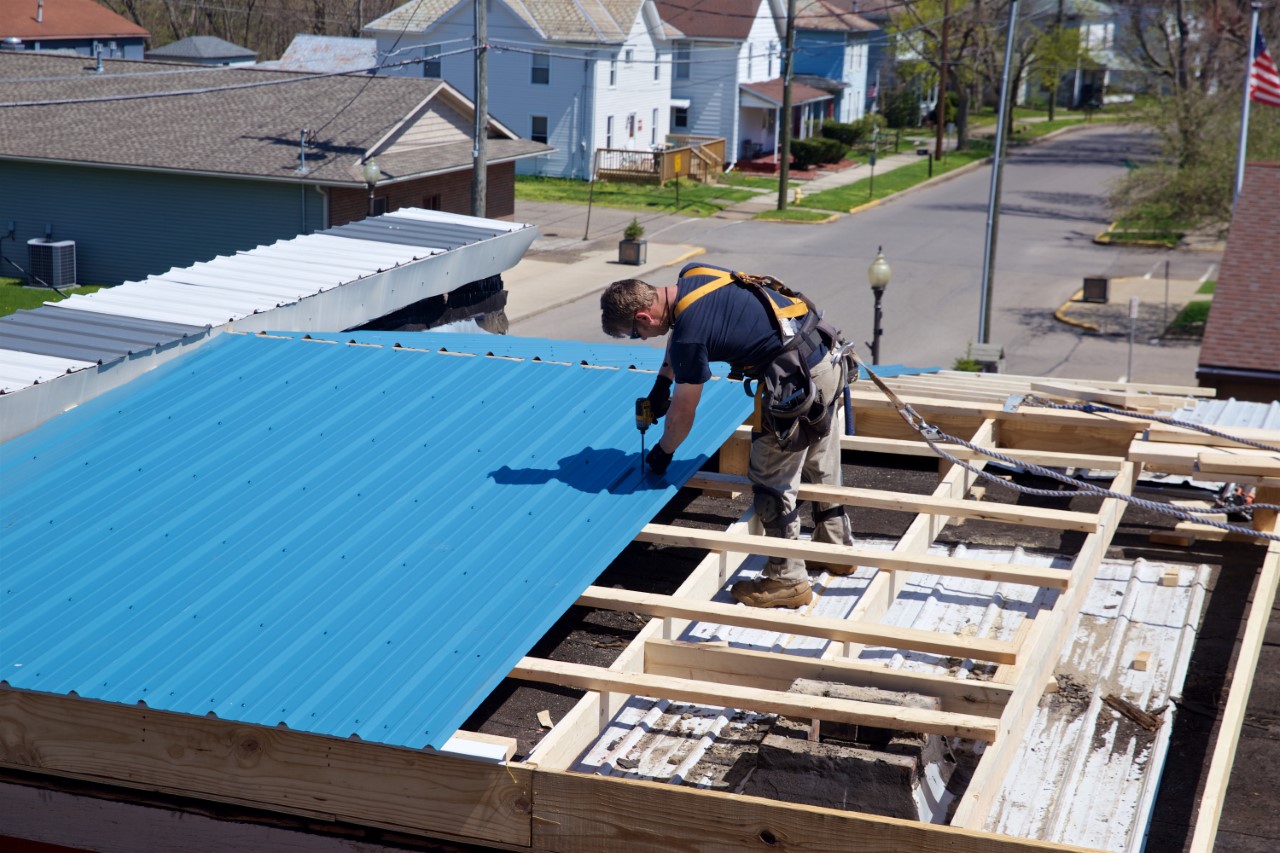 New Roof in Place Malvern Historical Society, Inc.